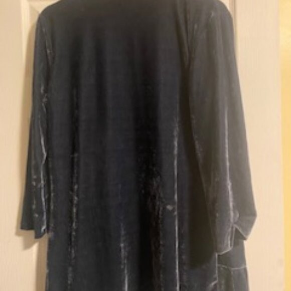 Draped in Velvet Duster Open Cardigan - Picture 7 of 7